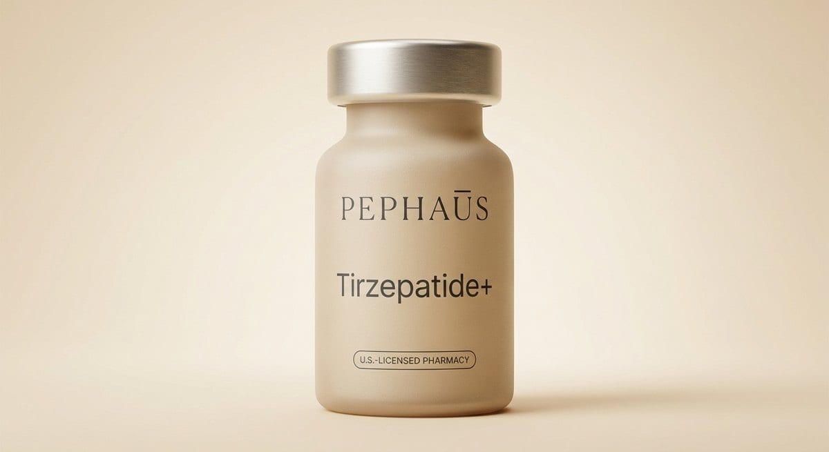 PepHaus compounded tirzepatide vial